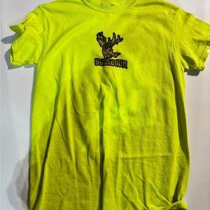 Buckwear Men's Neon Yellow Short Sleeve Tee
